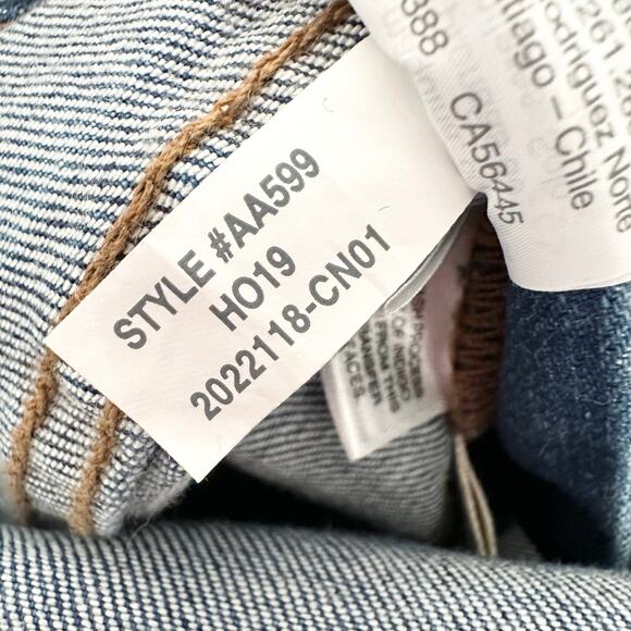 Madewell Skinny Denim Overalls Groveland Wash AA599 Small Women - Picture 9 of 9